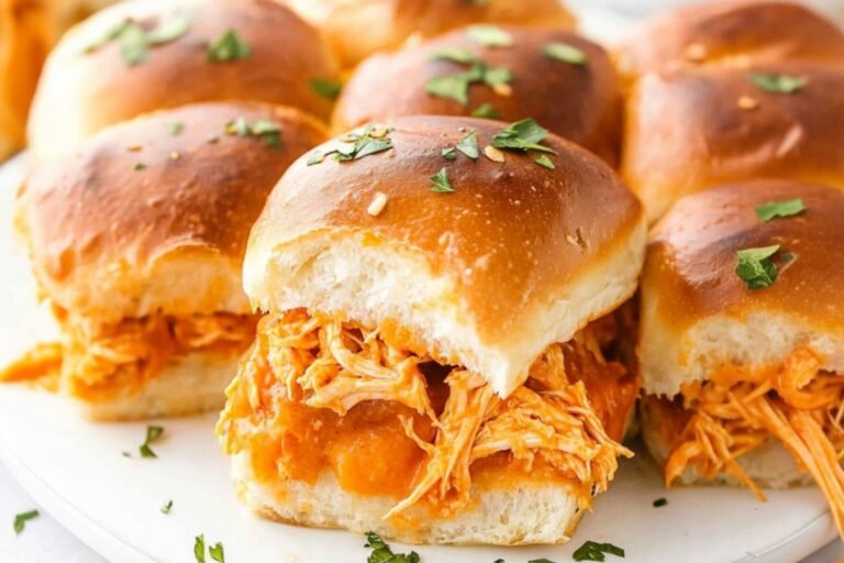 Buffalo Chicken Dip Sliders