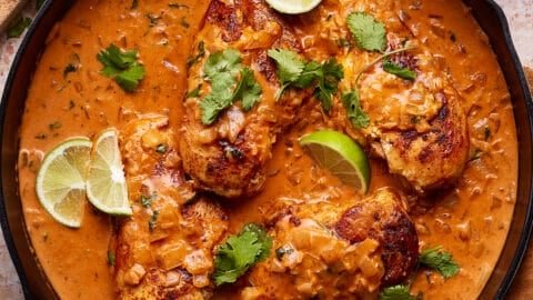Quick Saucy Coconut Curry Chicken