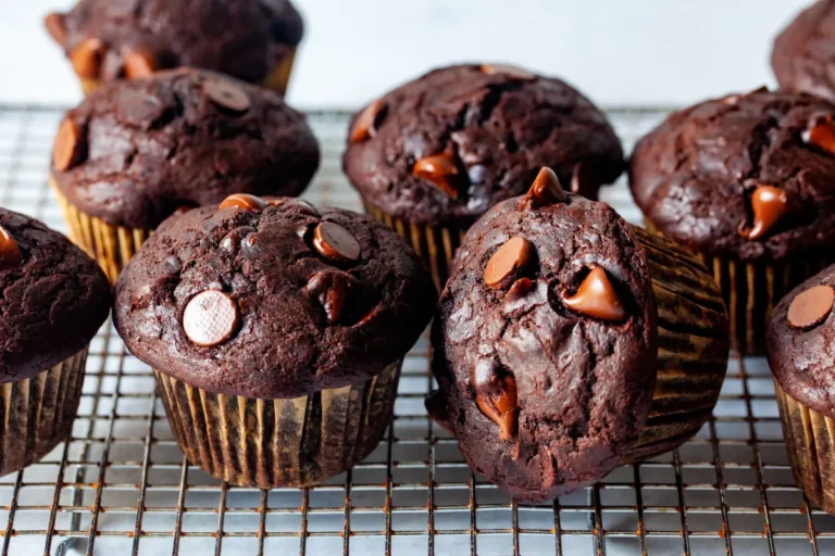 Double Chocolate Muffins.