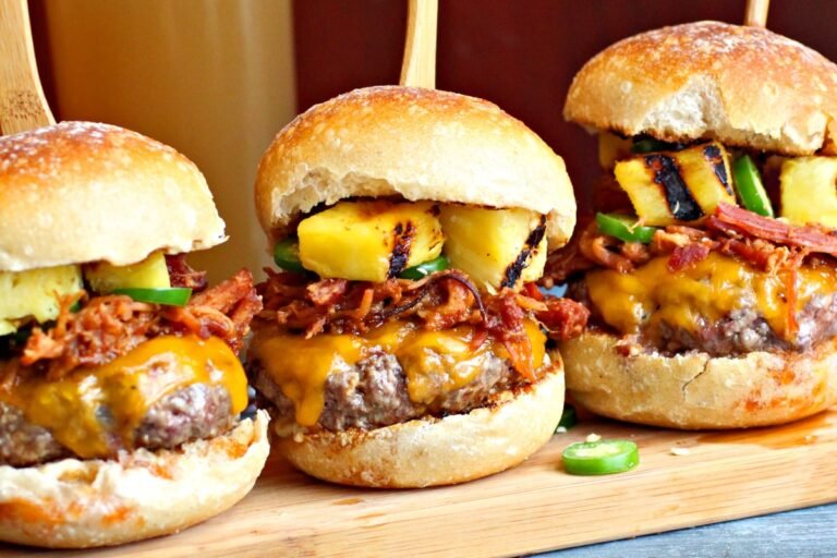 Pull Apart Cheeseburger Sliders.