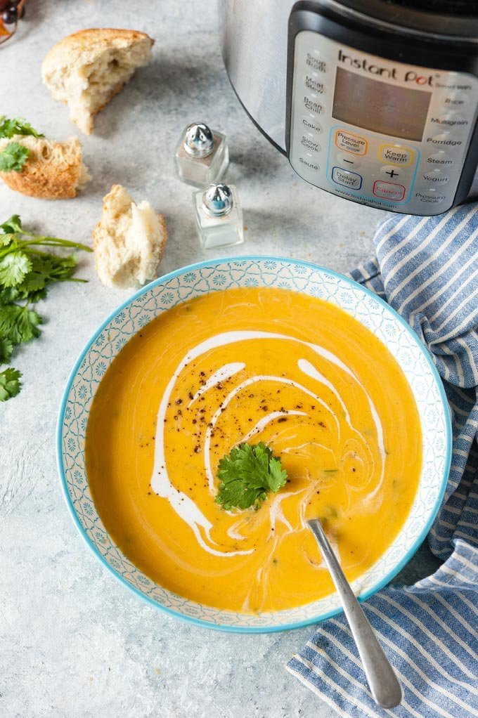 Instant Pot Butternut Squash Soup