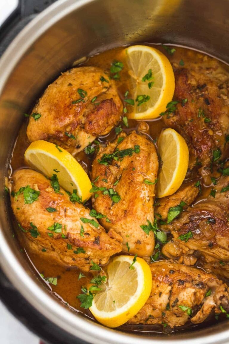 Instant Pot Lemon Chicken Thighs